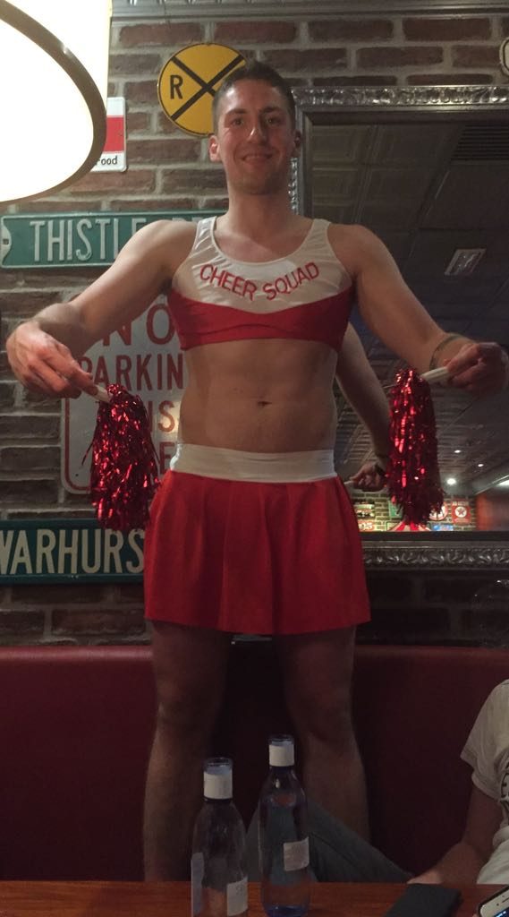 2am in a TGI's in Madrid on Superbowl night