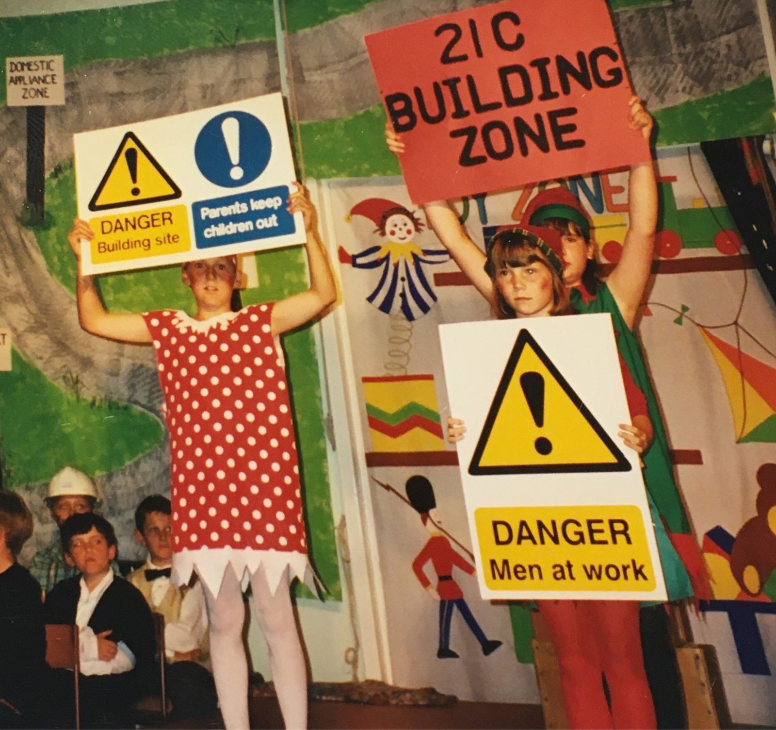 And we had to be in the audience while he dressed like this in the school play 🤦🏻♂️